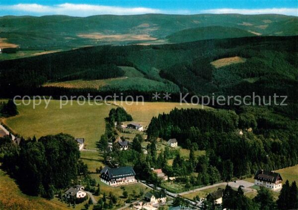 Jagdhaus Sauerland Fliegeraufnahme Gasthaus Tröster