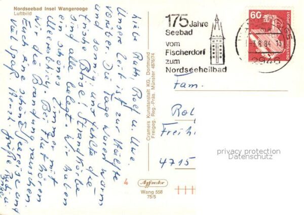 Wangerooge Nordseebad Fliegeraufnahme – Bild 2