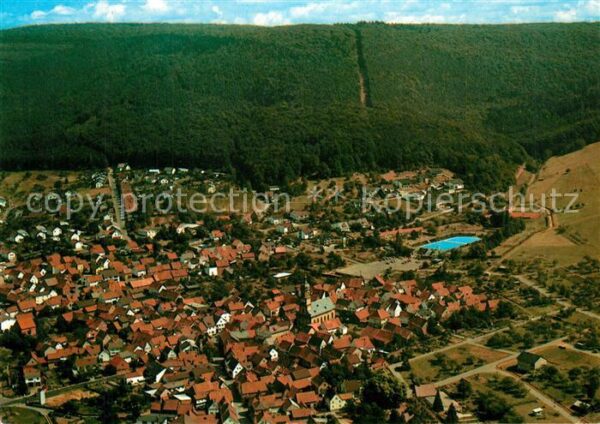 Moenchberg Spessart Fliegeraufnahme