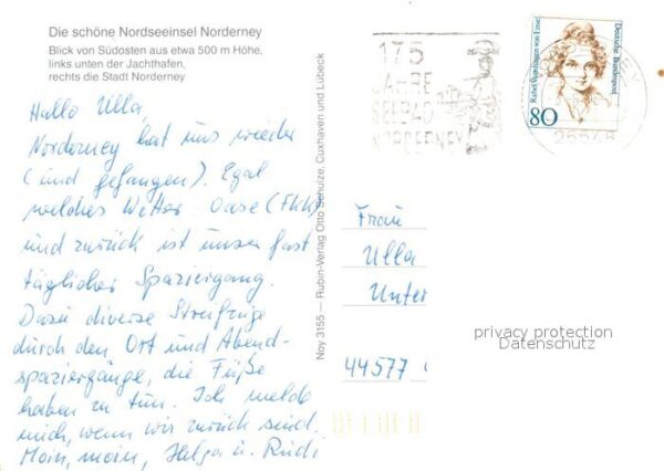Norderney Nordseebad Fliegeraufnahme – Bild 2