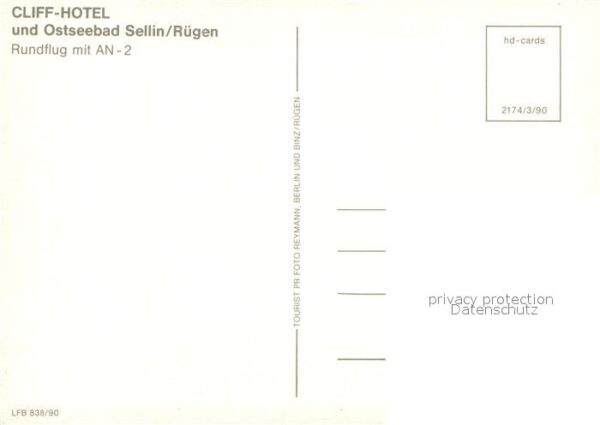 Sellin Ruegen Fliegeraufnahme Cliff Hotel – Bild 2