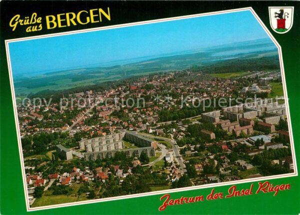 Bergen Ruegen Fliegeraufnahme