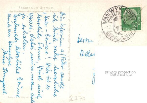 Utersum Fliegeraufnahme Sanatorium – Bild 2