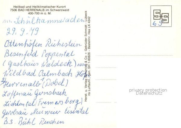 Bad Herrenalb Fliegeraufnahme – Bild 2