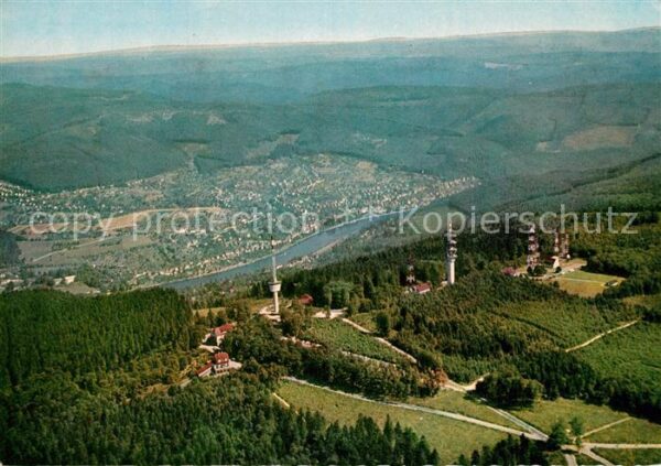 Heidelberg Neckar Fliegeraufnahme Königstuhl