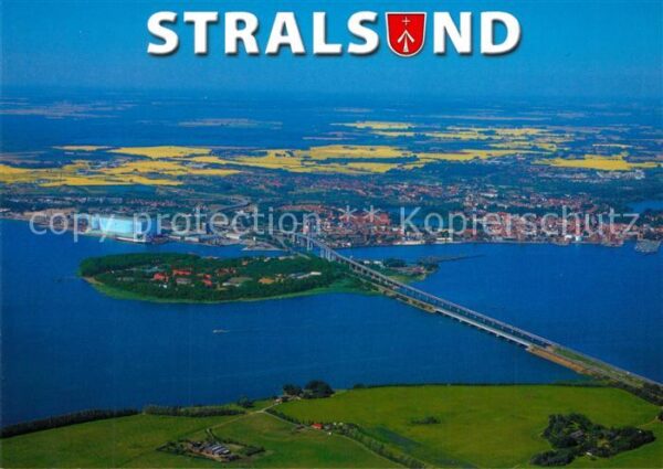 Stralsund Mecklenburg Vorpommern Fliegeraufnahme