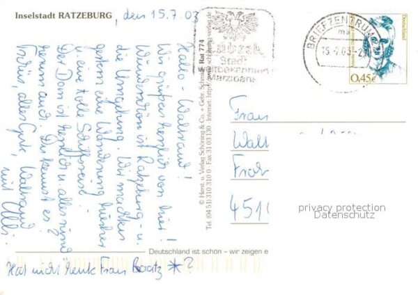Ratzeburg Fliegeraufnahme – Bild 2