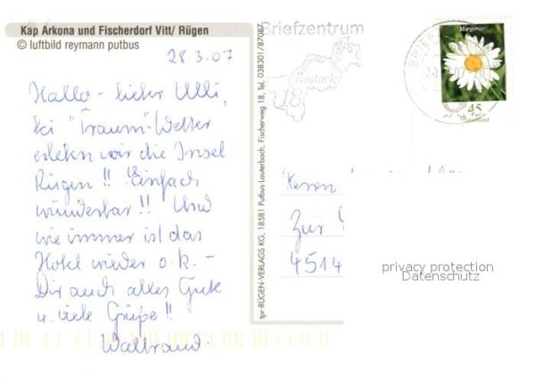 Kap Arkona Fischerdorf Vitt Fliegeraufnahme – Bild 2