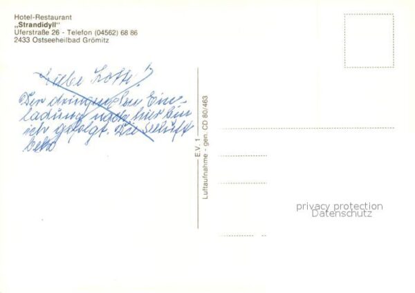 Groemitz Ostseebad Fliegeraufnahme Hotel Restaurant Strand – Bild 2