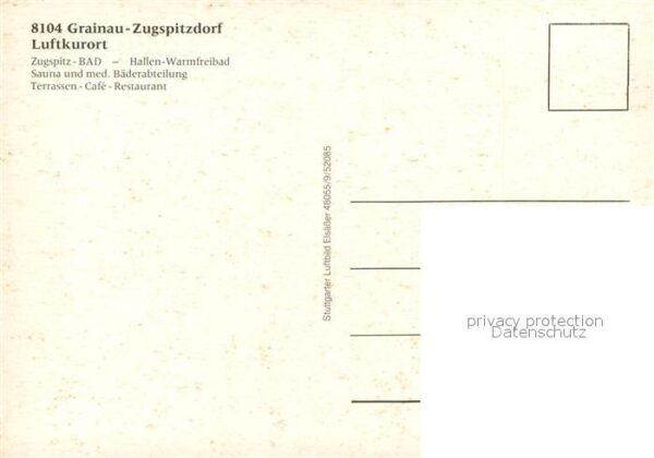 Grainau Fliegeraufnahme Zugspitz Bad – Bild 2
