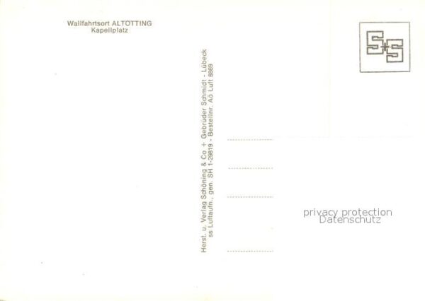 Altoetting Fliegeraufnahme Kapellplatz – Bild 2