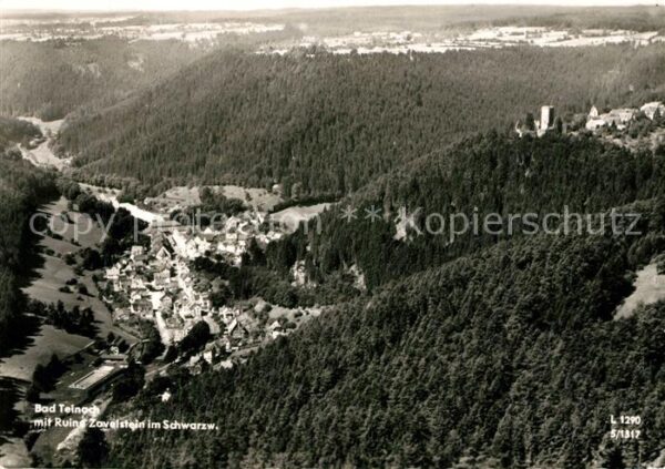 Bad Teinach-Zavelstein Fliegeraufnahme Ruine