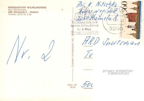 Haldem Fliegeraufnahme Berggasthof Wilhelmshöh – Bild 2