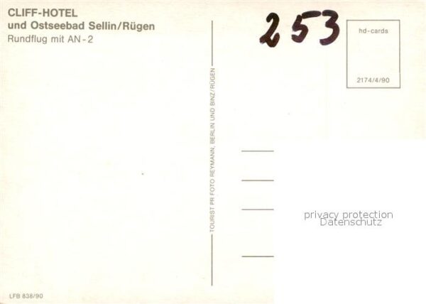Sellin Ruegen Fliegeraufnahme Cliff Hotel – Bild 2