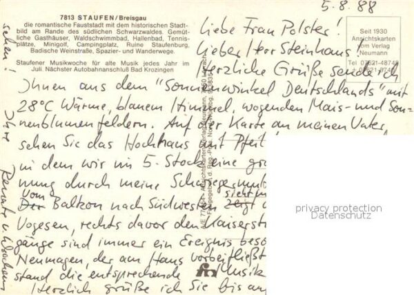 Staufen Breisgau Fliegeraufnahme – Bild 2