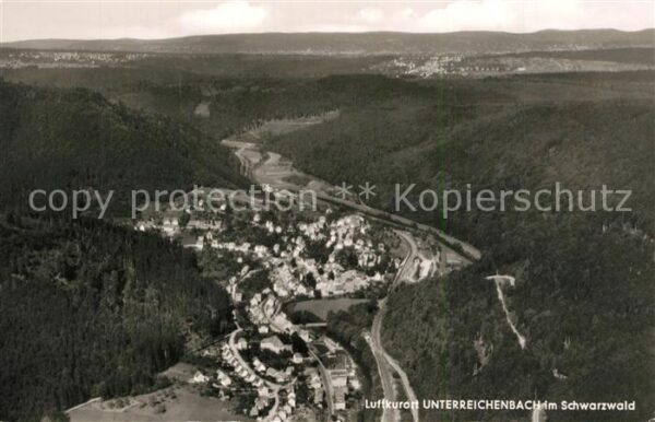 Unterreichenbach Calw Luftkurort im Schwarzwald Fliegeraufnah