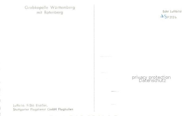 Rotenberg Stuttgart Grabkapelle Württemberg Fliegeraufnahme – Bild 2