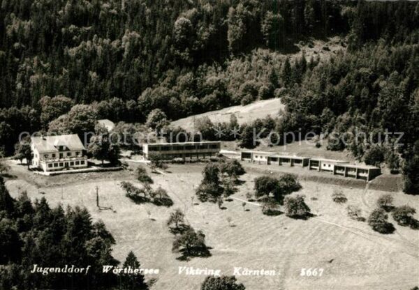 Viktring Jugenddorf Wörthersee Fliegeraufnahme