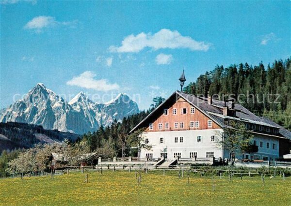 Radstadt Alpengasthof Seitenalm mit Dachstein