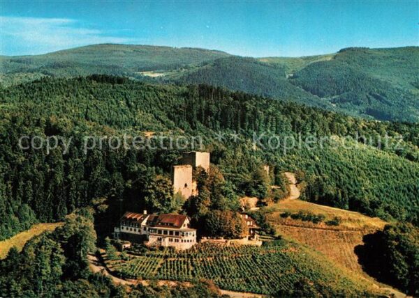 Buehl Baden Burg Windeck Hotel Burggaststätte Rebgu