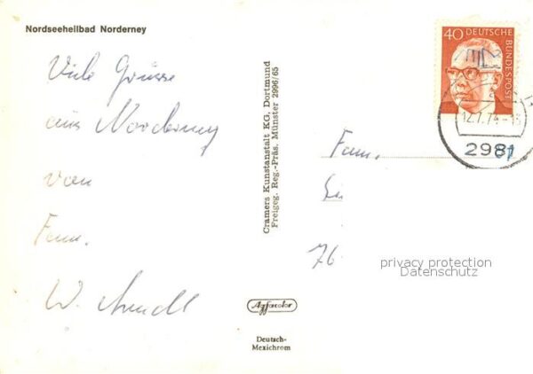 Norderney Nordseebad Nordseeinsel Fliegeraufnahme – Bild 2