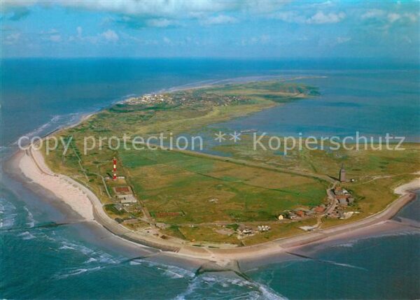 Wangerooge Nordseebad Nordseeinsel Fliegeraufnahme