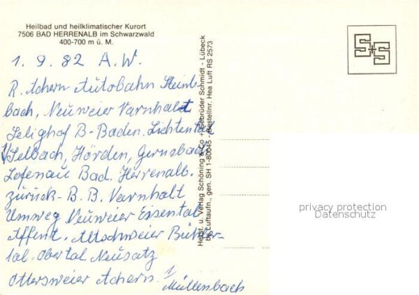 Bad Herrenalb Kurort im Schwarzwald Fliegeraufnahme – Bild 2