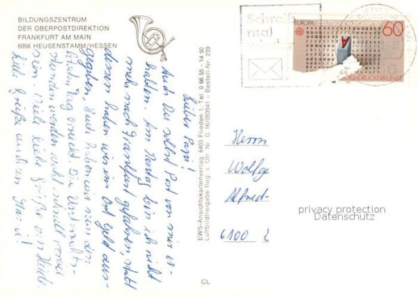 Heusenstamm Bildungszentrum der Oberpostdirektion F – Bild 2