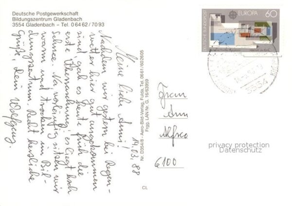 Gladenbach Bildungszentrum Deutsche Postgewerkscha – Bild 2