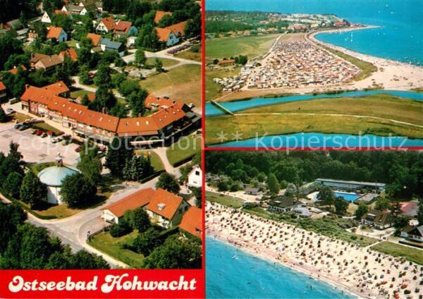 Hohwacht Ostseebad Hotel Strand Campingplatz Fliegeraufnah