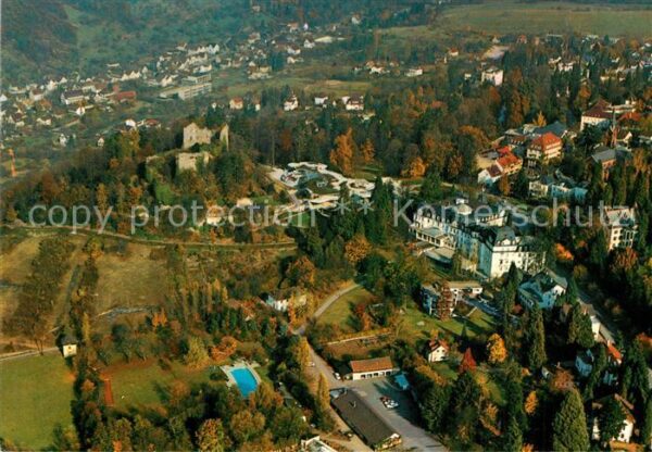 Badenweiler Thermalkurort Schwarzwald Fliegeraufnah