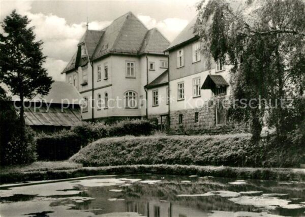 Gehlberg FDGB Erholungsheim Frieden Teich