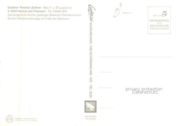Hachau Ramsau Gasthof Pension Zeferer – Bild 2