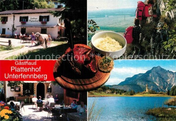 Margreid Weinstrasse Gasthof Plattenhof Unterfennberg Partie