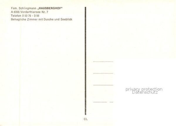 Vorderthiersee Gästehaus Pension Hausberghof Fremdenzi – Bild 2