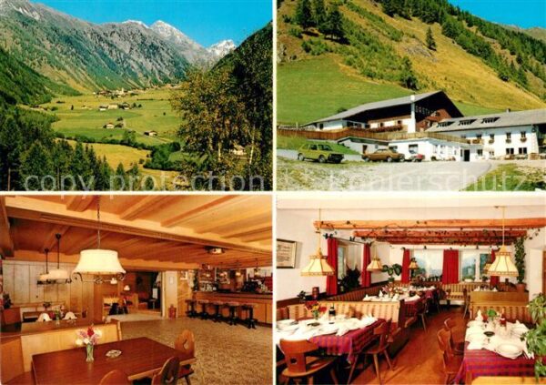 Vals Tirol Gasthof Hoferhof Landschaftspanorama Pu