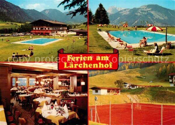 Erpfendorf Gasthof Lärchenhof Swimming Pool Tennis