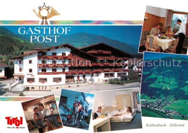Kaltenbach Tirol Gasthof Post Restaurant Bar Fremdenzimm