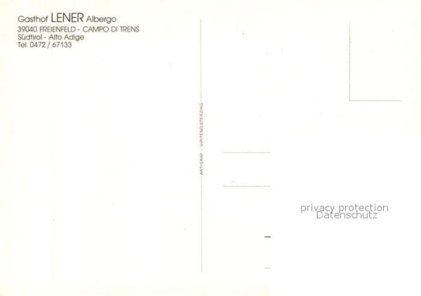 Freienfeld Gasthof Lener Albergo – Bild 2