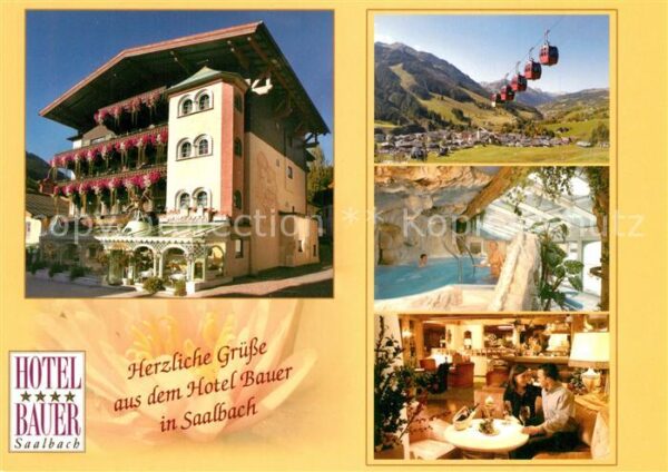 Saalbach-Hinterglemm Hotel Bauer Restaurant Wellnessbereich