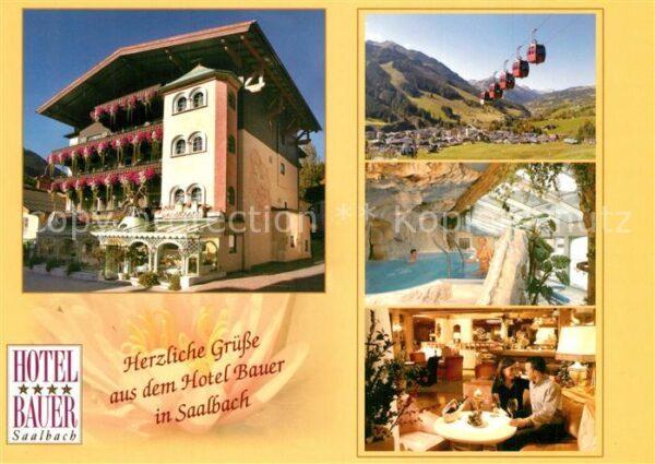 Saalbach-Hinterglemm Hotel Bauer Restaurant Wellnessbereich