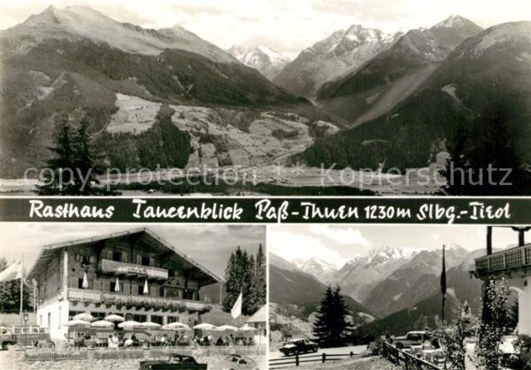 Pass Thurn Rasthaus Tauernblick Alpenpanorama