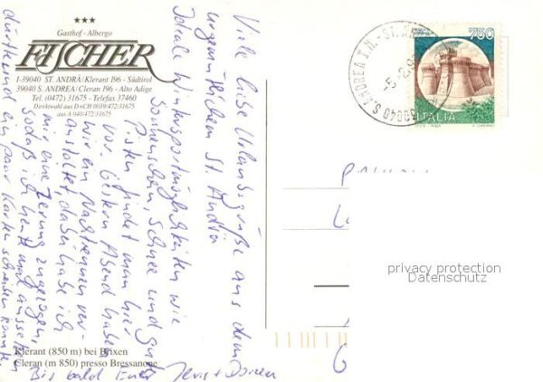 St Andrae Brixen Gasthof Albergo Fischer – Bild 2
