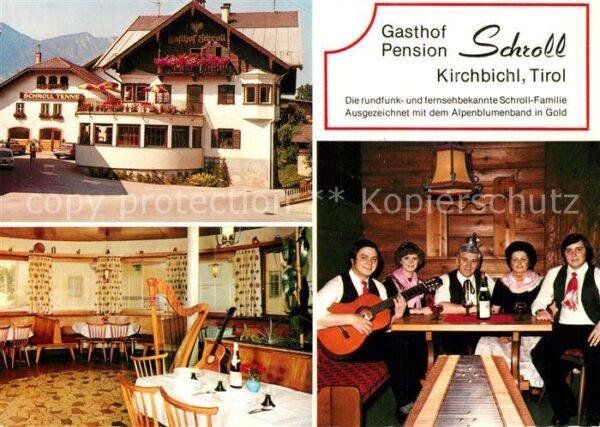 Kirchbichl Tirol Gasthof Pension Schroll Hausmusik
