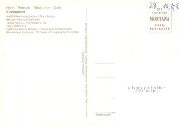 Reith Alpbachtal Hotel Pension Restaurant Kirchenwirt Ha – Bild 2