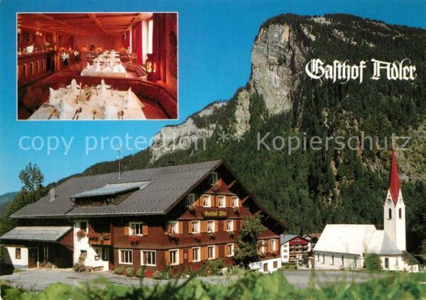 Au Bregenzerwald Gasthof Adler Kirche Alpen