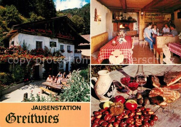 Lana Meran Jausenstation Greitwies Gaststube Vespe