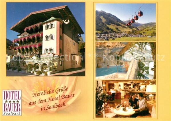 Saalbach-Hinterglemm Hotel Bauer Restaurant Wellnessbereich