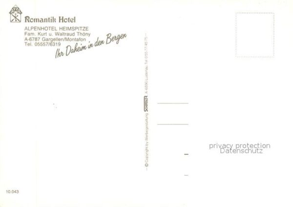 Gargellen Vorarlberg Romantik Hotel Alpenhotel Heimspitze Mo – Bild 2