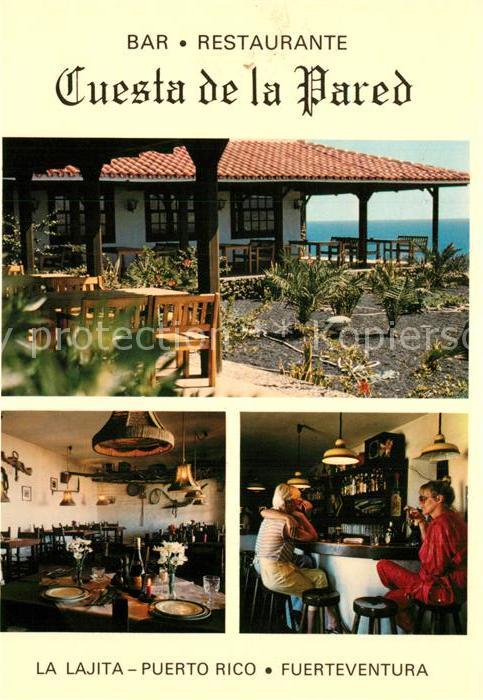 Puerto Rico Gran Canaria Bar Restaurante Cuesta de la Pared